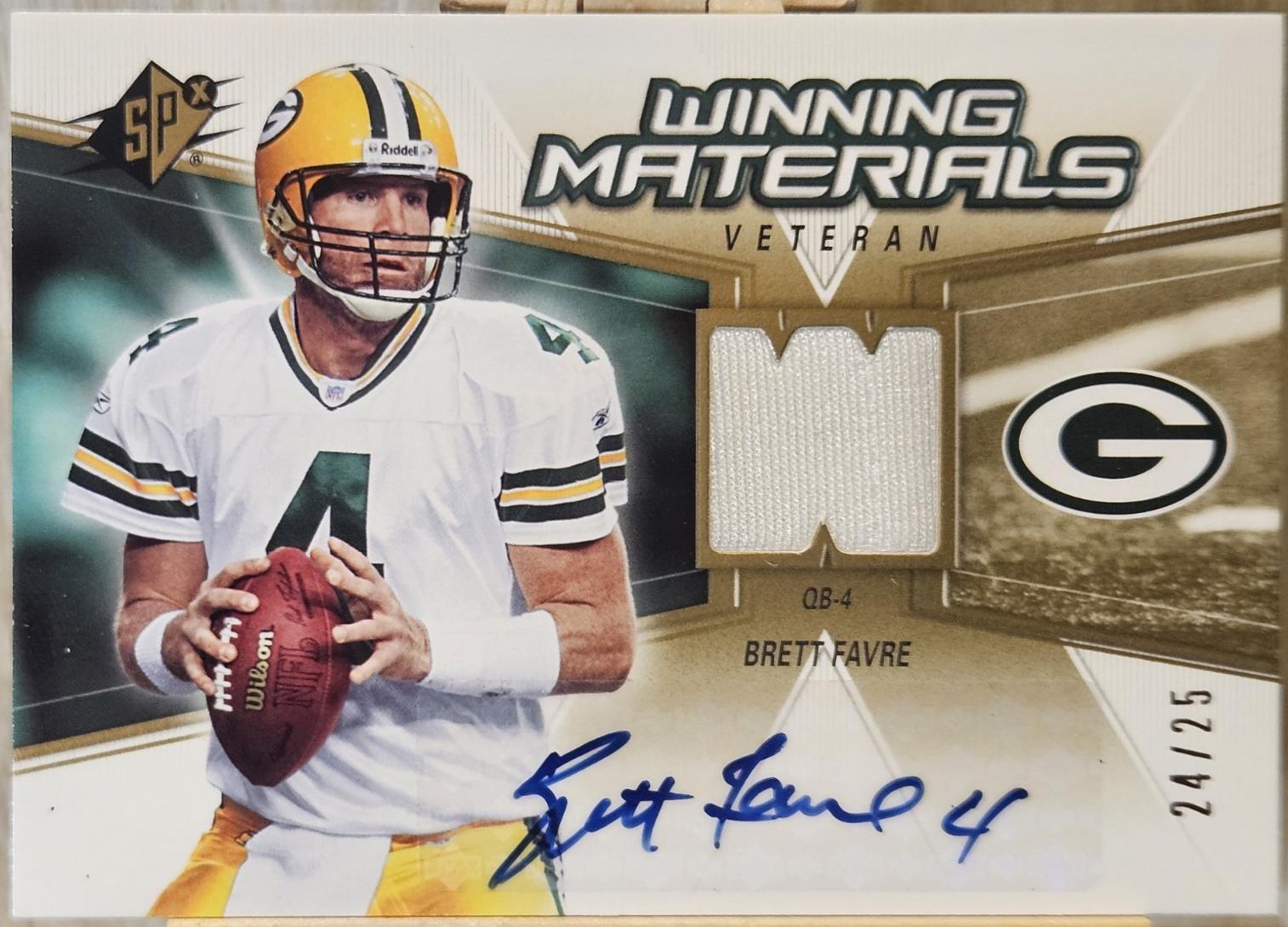 Brett Favre [Autograph] #WMV-BF