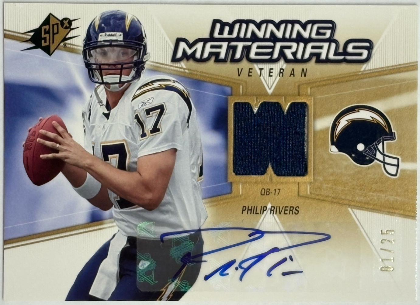 Philip Rivers [Autograph] #WMV-PR