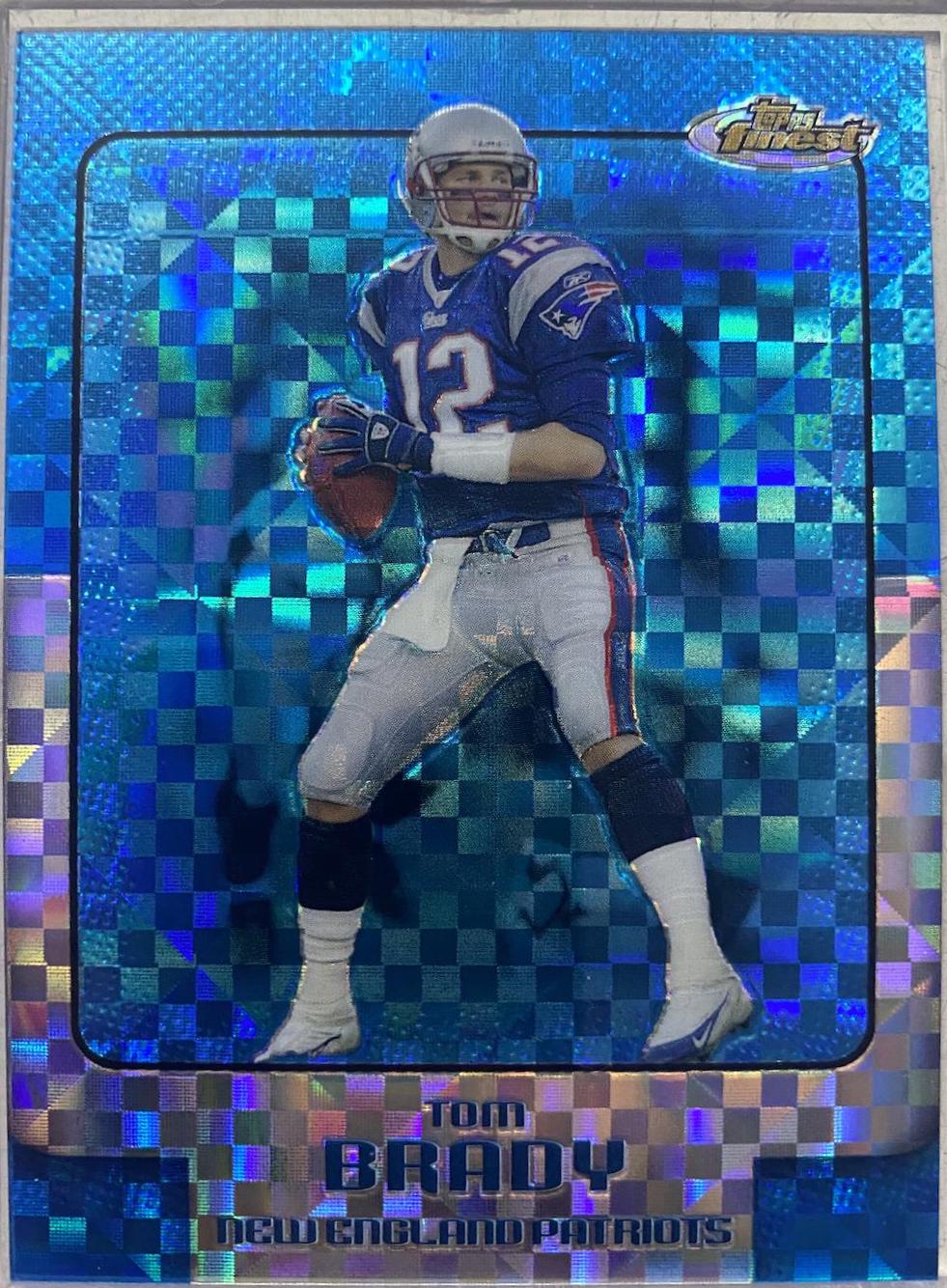Tom Brady [Blue Refractor] #105