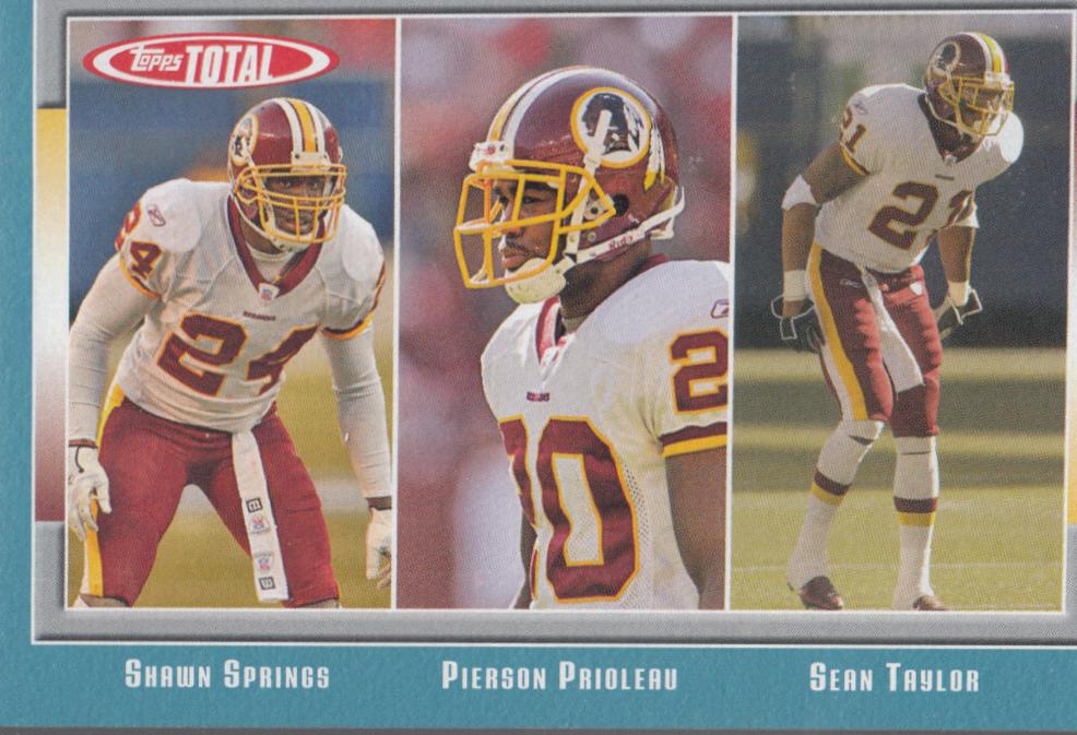 Shawn Springs, Pierson Prioleau, Sean Taylor [Blue] #361