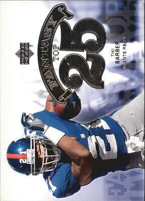 Tiki Barber #F25-TB