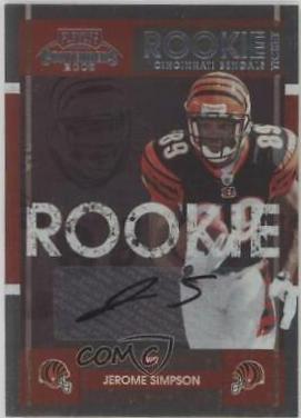 Jerome Simpson [Autograph] #150
