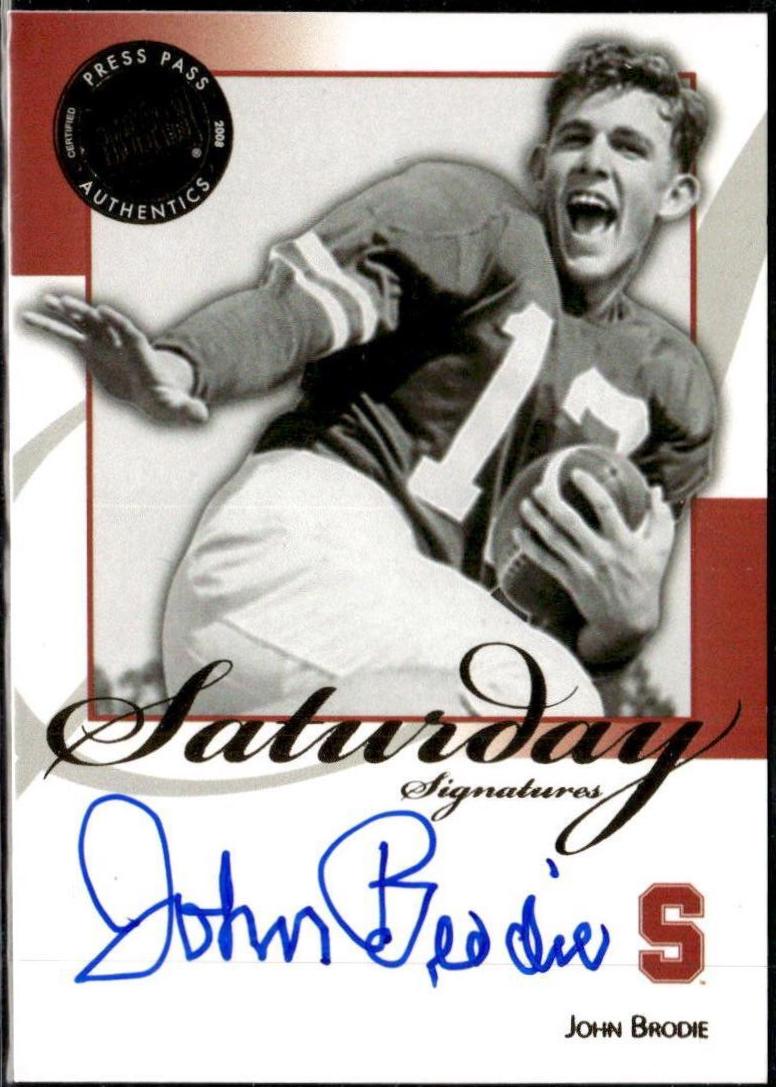 John Brodie #SS-JB