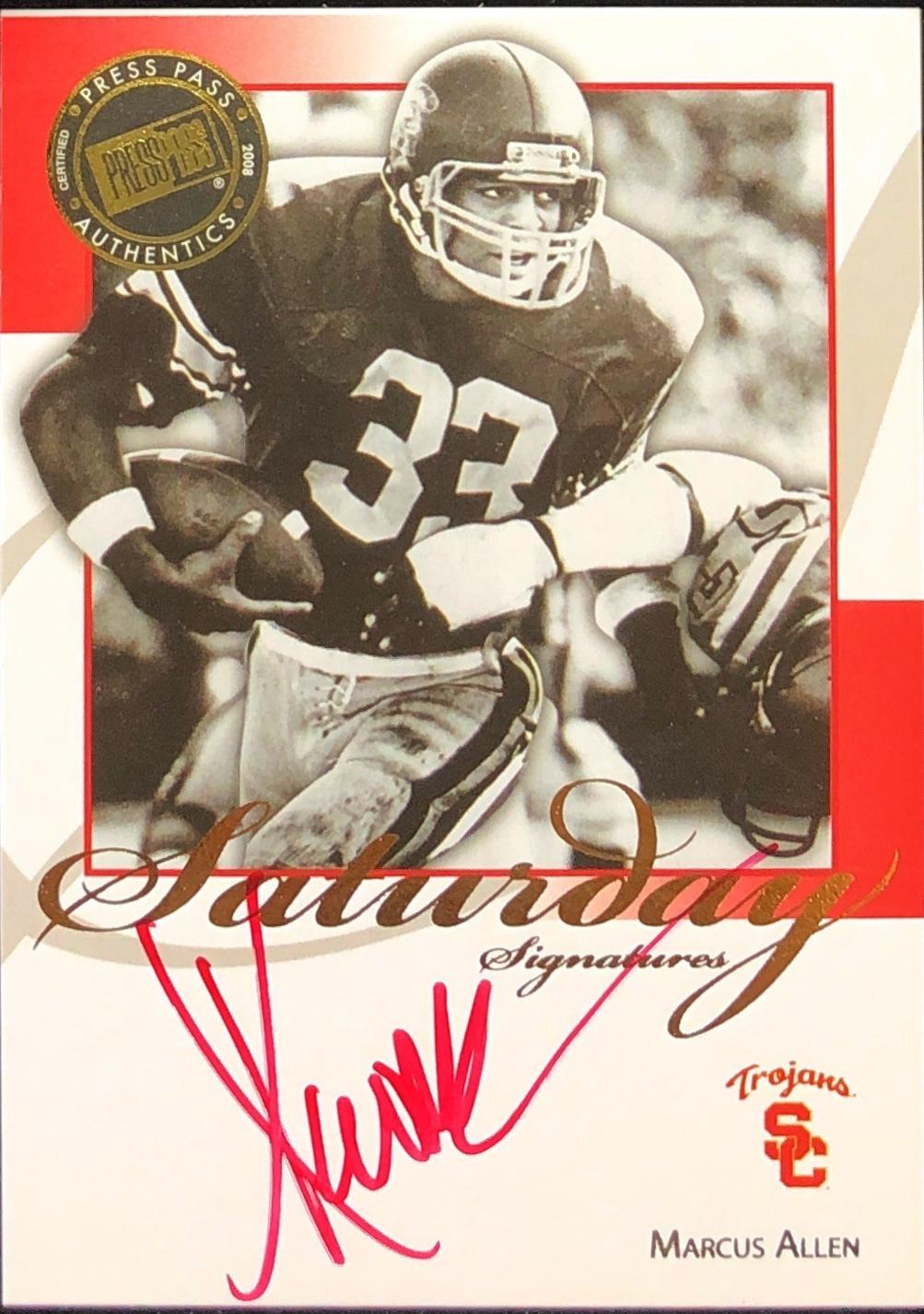Marcus Allen [Red Ink] #SS-MA
