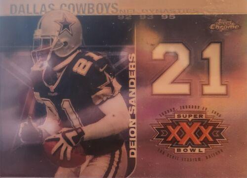 Deion Sanders [White Refractor] #DS