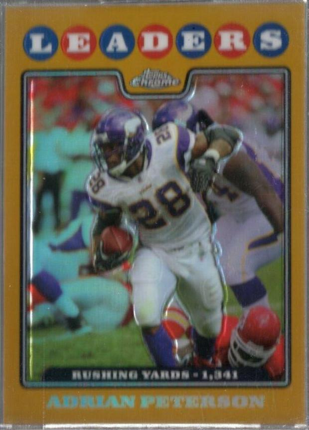 Adrian Peterson [Gold Refractor] #TC125