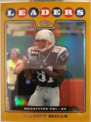 Randy Moss [Gold Refractor] #TC130