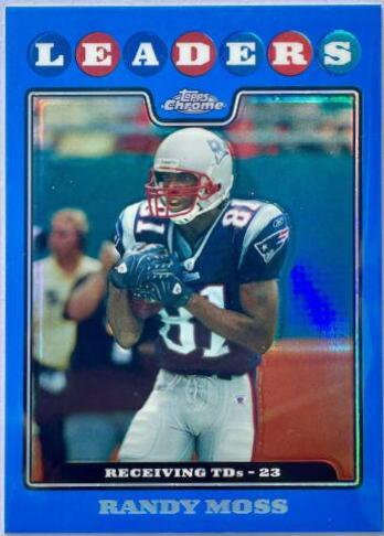 Randy Moss [Blue Refractor] #TC130