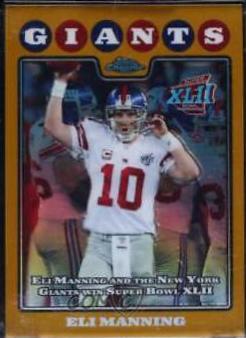 Eli Manning [Gold Refractor] #TC151