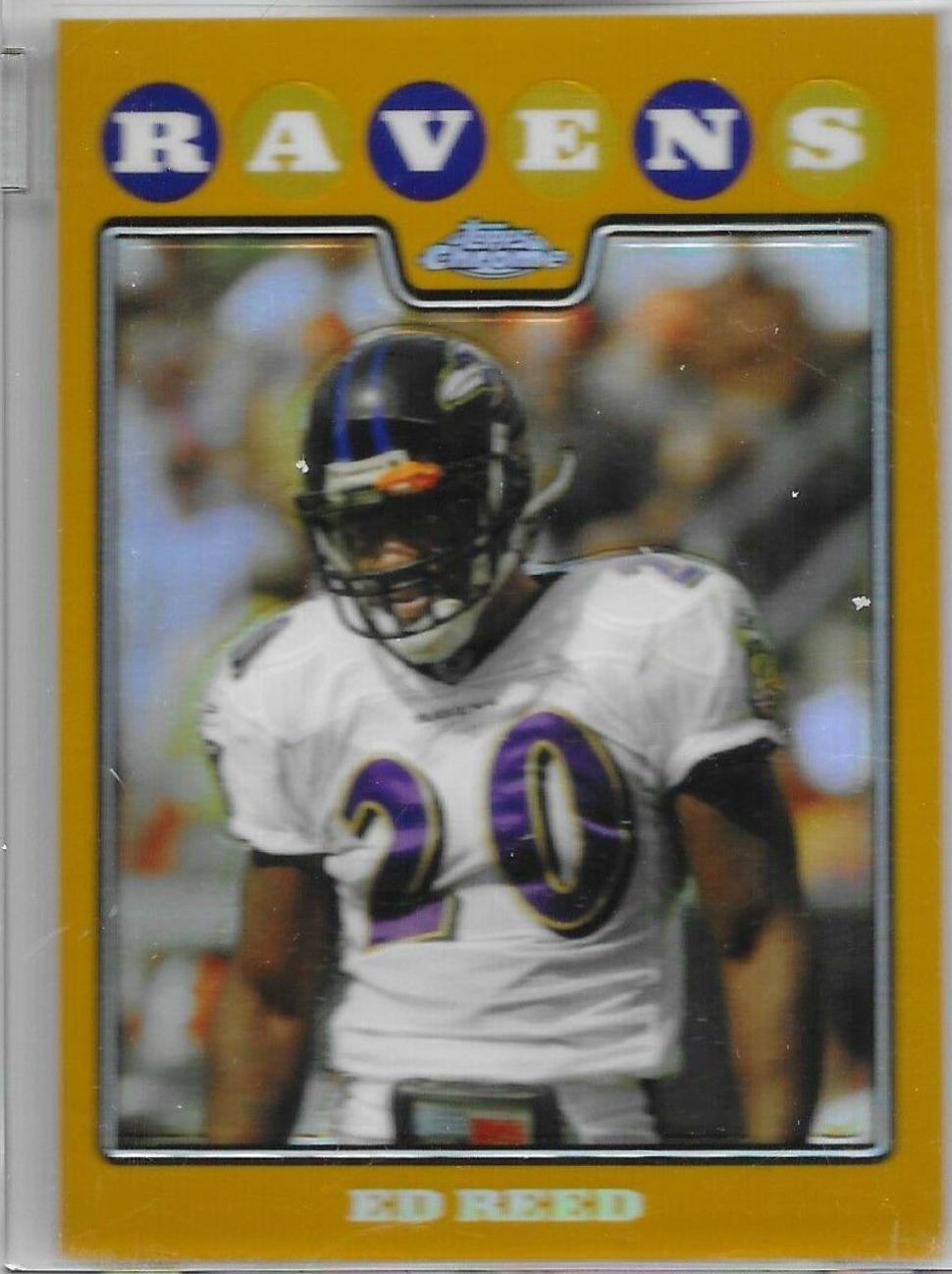 Ed Reed [Gold Refractor] #TC150