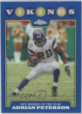 Adrian Peterson [Blue Refractor] #TC164