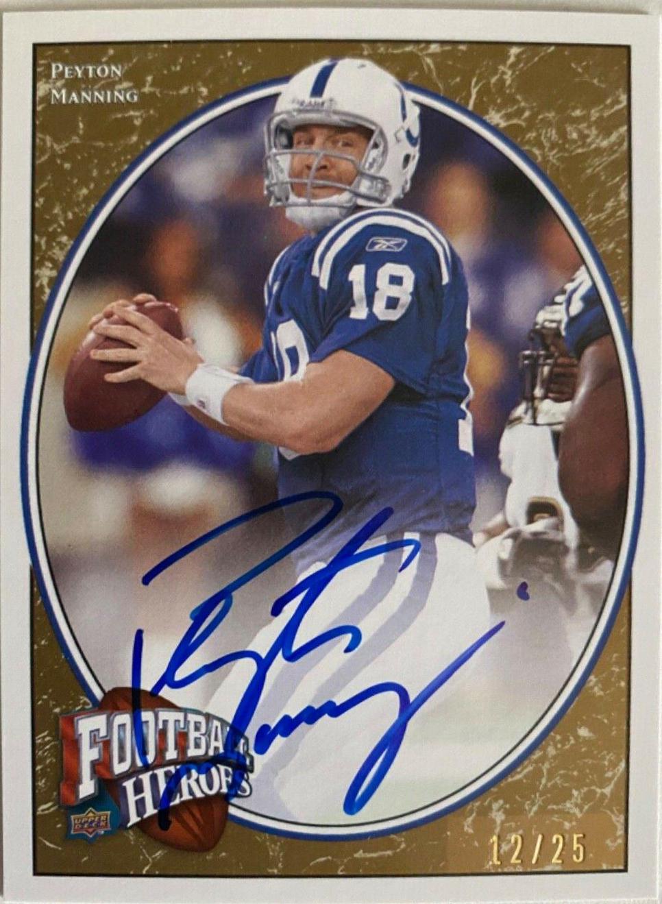 Peyton Manning [Autograph Gold] #79