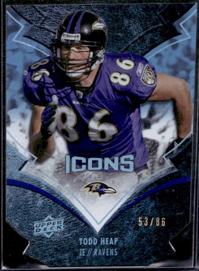Todd Heap [Blue Die Cut] #8