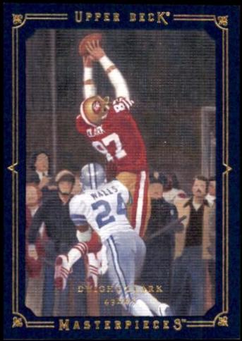 Dwight Clark [Framed Blue] #28