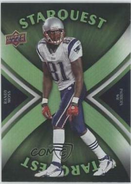 Randy Moss [Rainbow Green] #SQ26