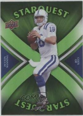 Peyton Manning [Rainbow Green] #SQ25