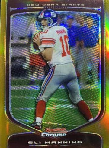 Eli Manning [Gold Refractor] #3