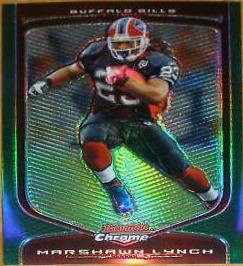 Marshawn Lynch [Green Refractor] #44