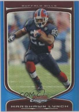 Marshawn Lynch [Blue Refractor] #44