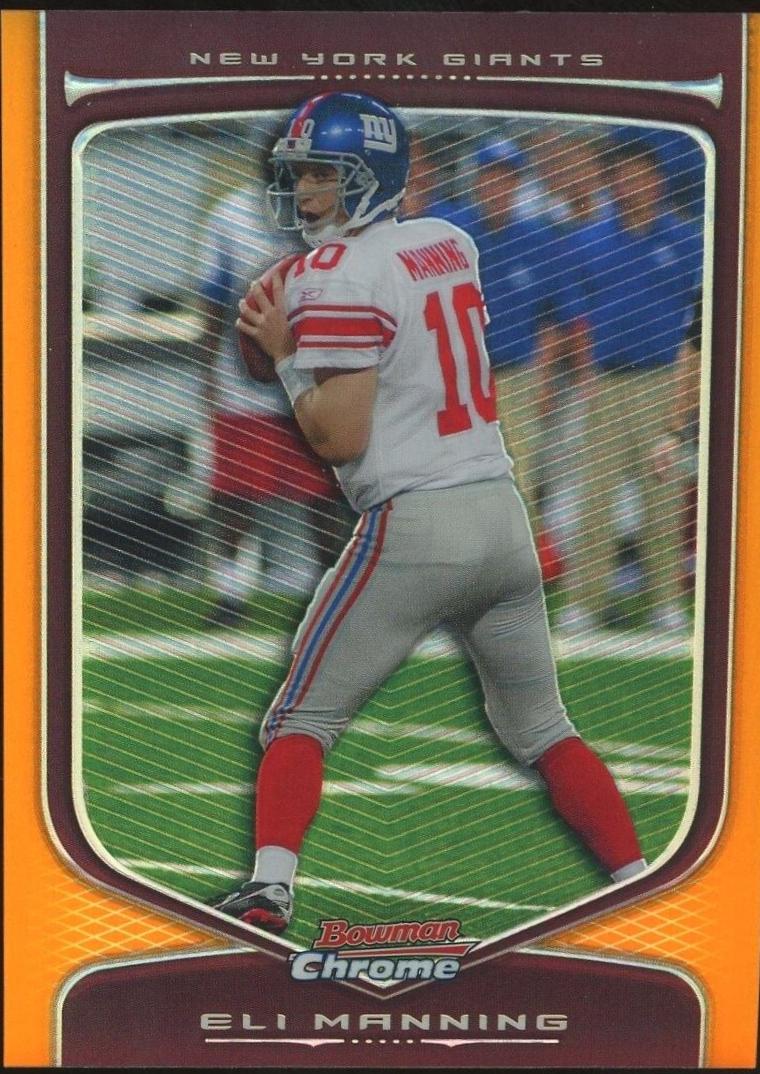 Eli Manning [Orange Refractor] #3