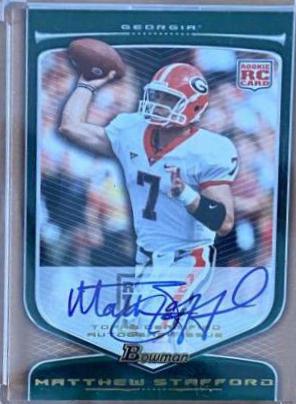 Matthew Stafford [Autograph Bronze] #111