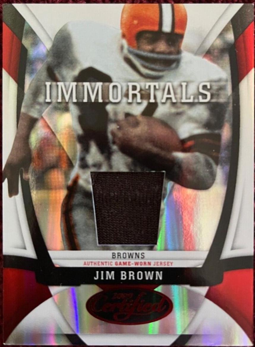 Jim Brown [Jersey Mirror Blue] #210