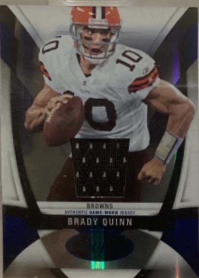 Brady Quinn [Jersey Mirror Blue] #30