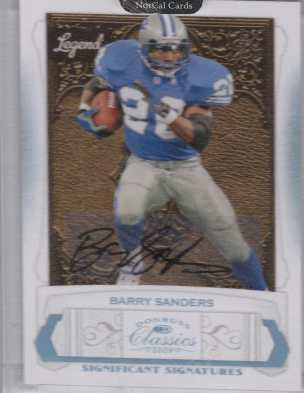 Barry Sanders [Significant Signatures Platinum] #103