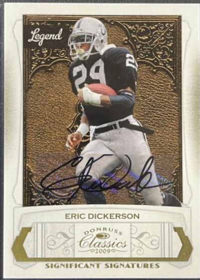 Eric Dickerson [Significant Signatures Gold] #117