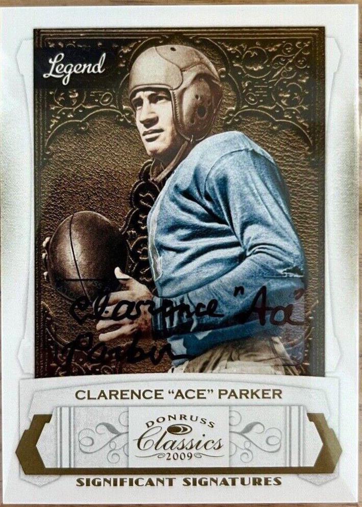 Clarence 'Ace' Parker [Significant Signatures Gold] #110