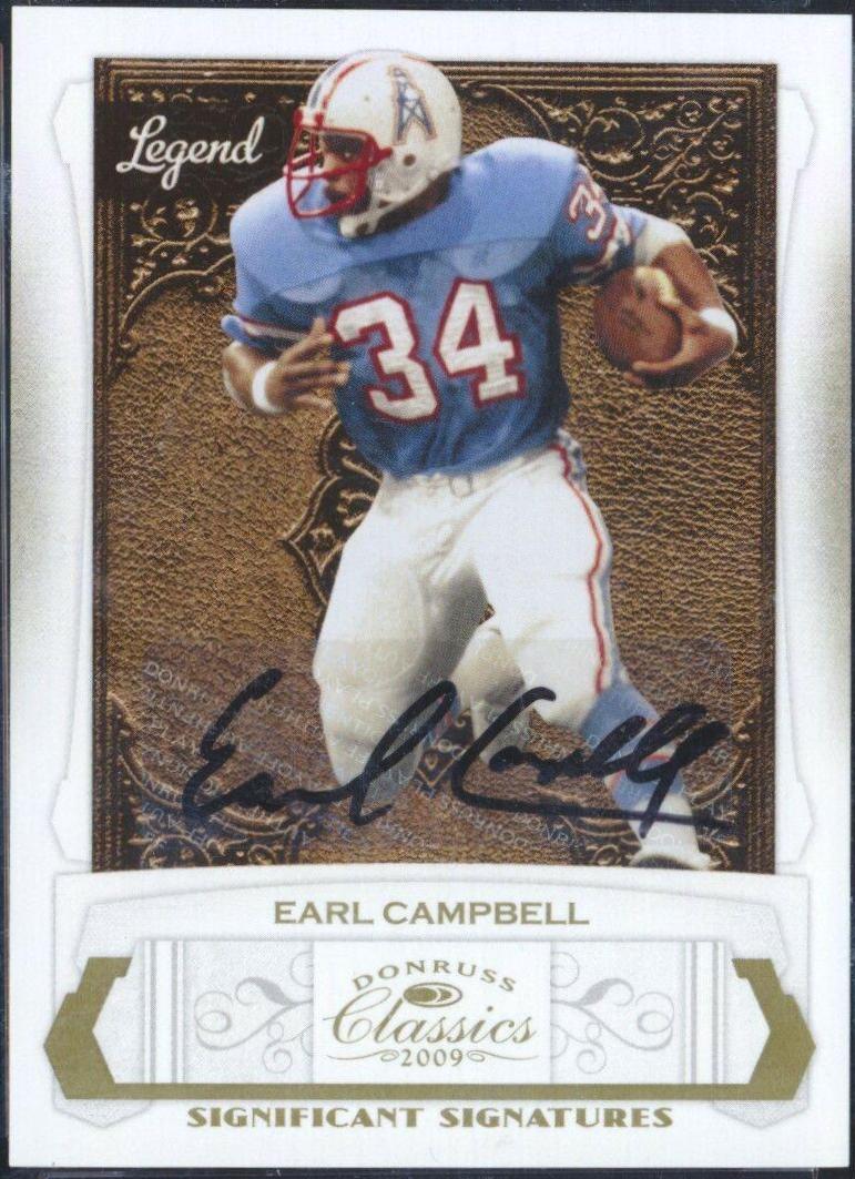 Earl Campbell [Significant Signatures Platinum] #115