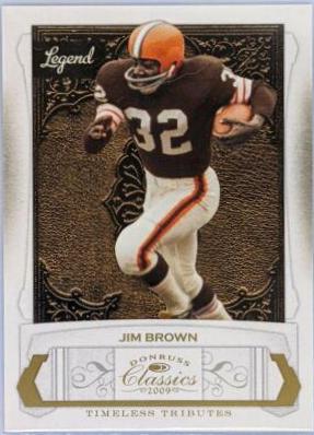 Jim Brown [Timeless Tributes Gold] #124