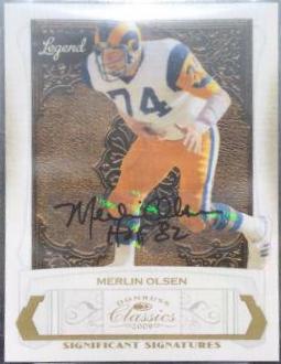 Merlin Olsen [Significant Signatures Gold]