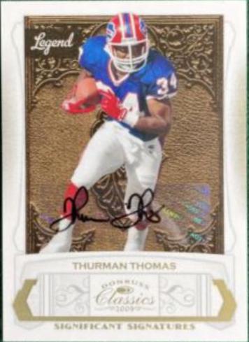 Thurman Thomas [Significant Signatures Gold] #143
