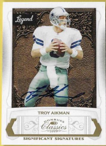 Troy Aikman [Significant Signatures Platinum] #147