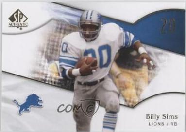 Billy Sims #115