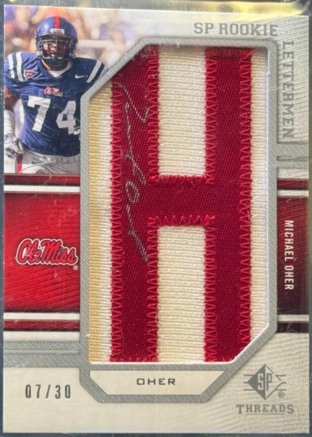 Michael Oher [Rookie Lettermen Autographs] #244