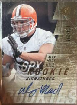 Alex Mack [Autograph Gold Holofoil] #156