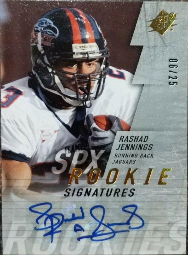Rashad Jennings [Autograph Gold Holofoil] #163