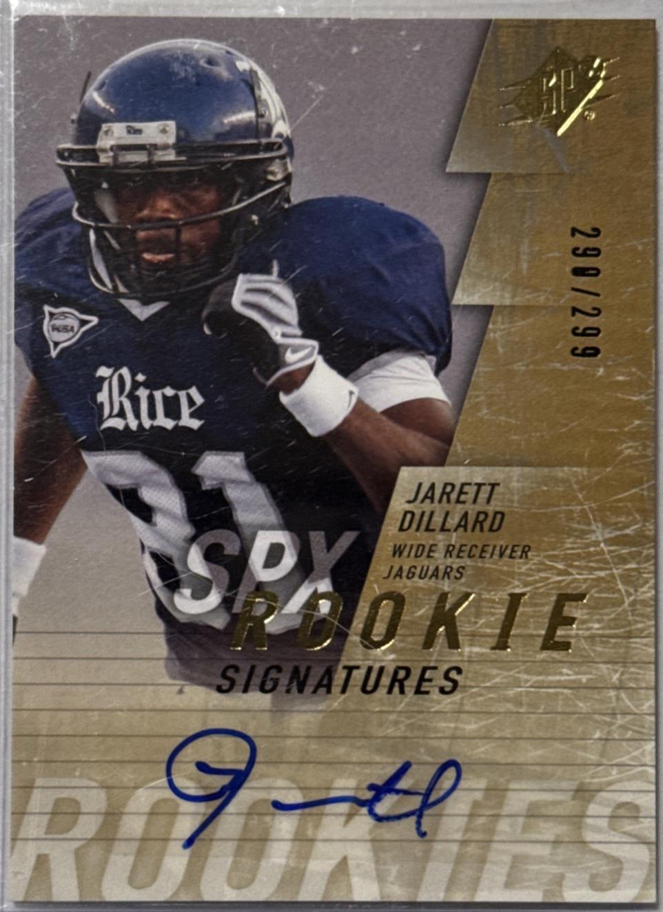 Jarett Dillard [Autograph] #158