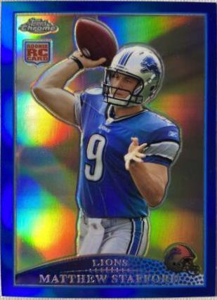 Matthew Stafford [Blue Refractor] #TC210
