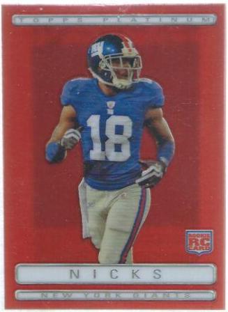 Hakeem Nicks [Red Refractor] #121