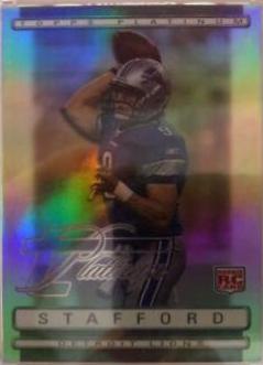 Matthew Stafford [Platinum Refractor 1549] #125