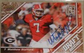 Matthew Stafford [Autograph Copper] #208