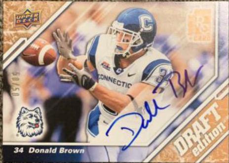 Donald Brown [Autograph] #140