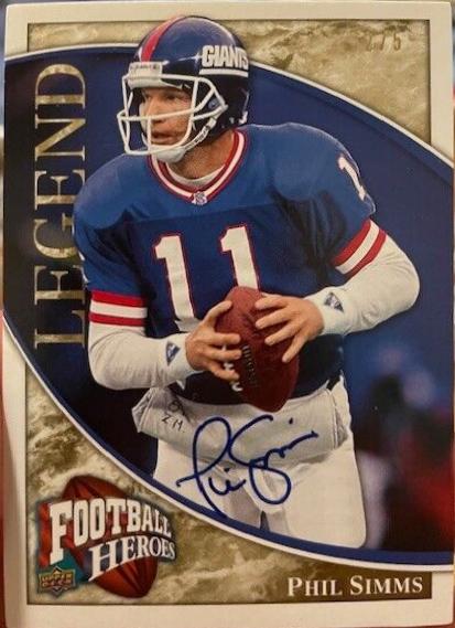 Phil Simms [Autograph Silver] #291
