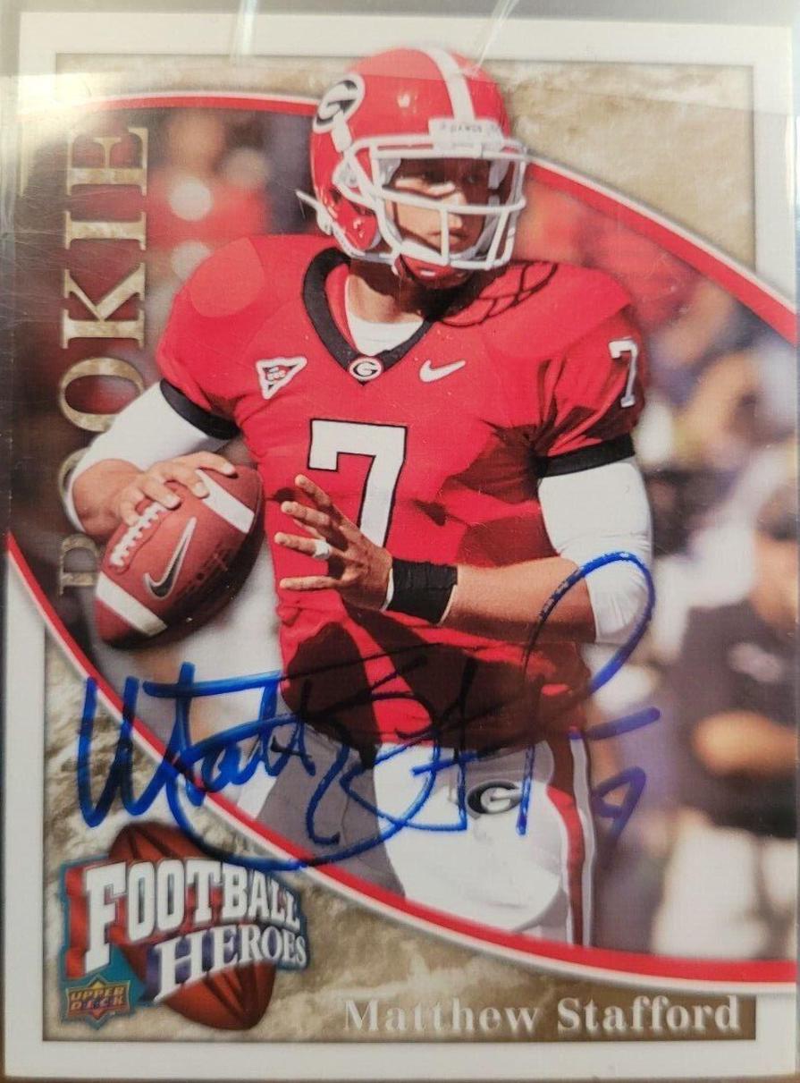 Matthew Stafford [Autograph Silver] #117