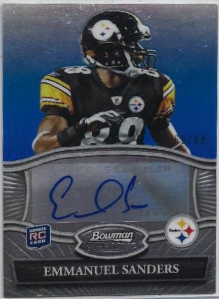 Emmanuel Sanders [Blue Refractor] #BSAES