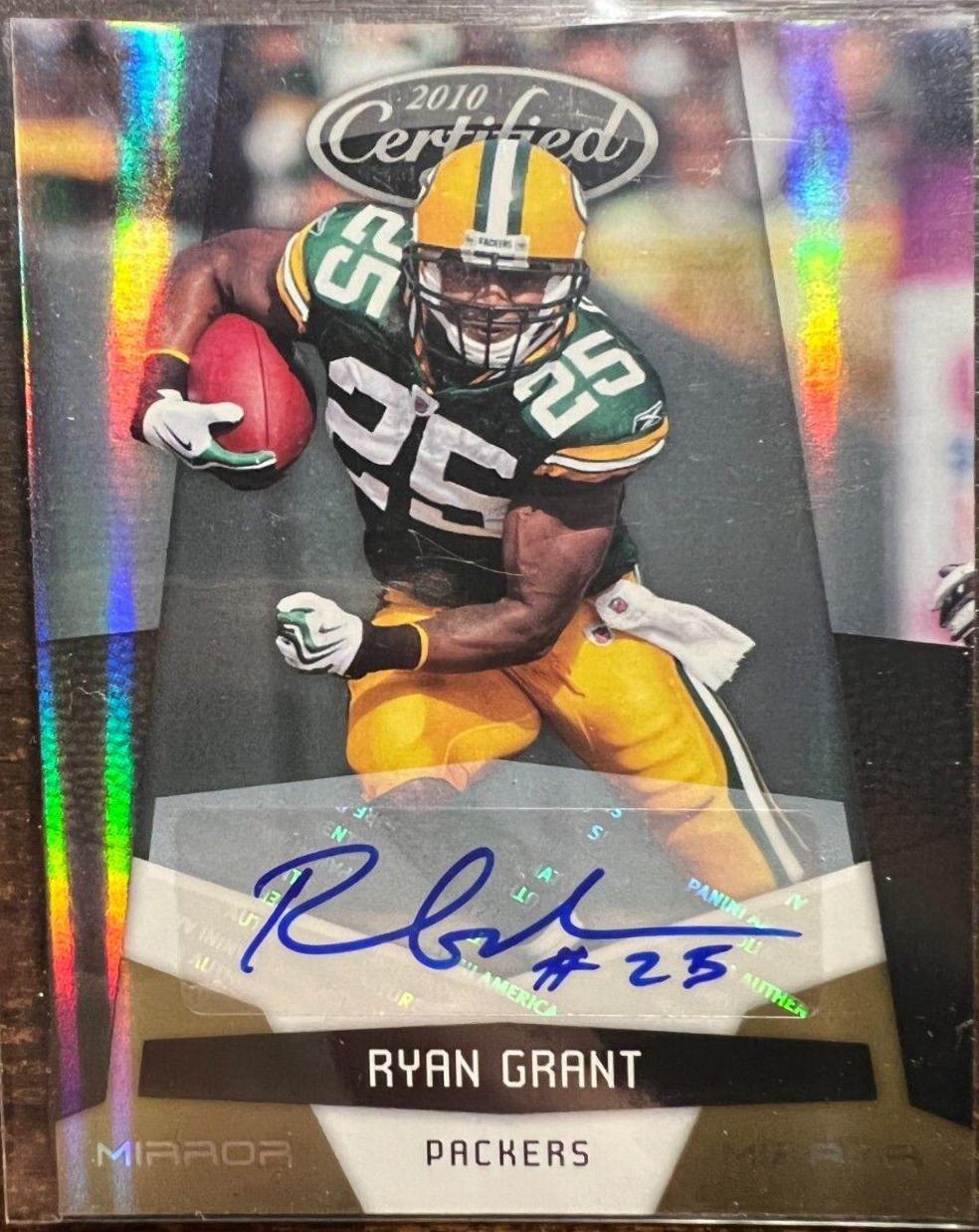 Ryan Grant [Mirror Gold Autograph] #55