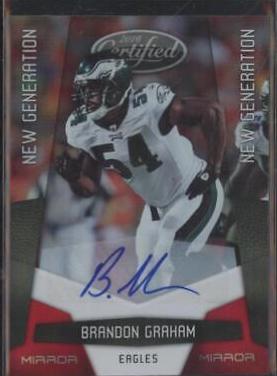 Brandon Graham [Mirror Blue Autograph] #181